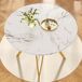 Conjunto de mesas y sillas de comedor 100x100 Conjunto de mesas y sillas de comedor 100x100 Blanco/ Gris