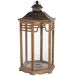 Farol de madera Farol de madera Marrón