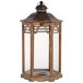 Farol de madera Farol de madera Marrón
