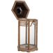 Farol de madera Farol de madera Marrón