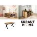 Conjunto muebles salon, Mesa patas U 8 comensales Conjunto muebles salon, Mesa patas U 8 comensales Negro/ Madera