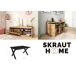 Conjunto muebles salon, Mesa patas X 6 comensales Conjunto muebles salon, Mesa patas X 6 comensales Negro/ Madera