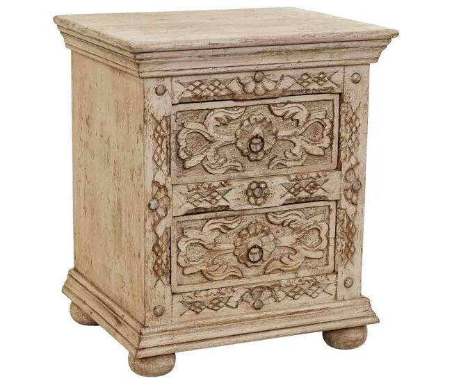 Mesita de noche de Madera artesanal 50