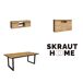 Conjunto muebles salón, Mesa patas U 10 comensales Conjunto muebles salón, Mesa patas U 10 comensales Negro/ Madera