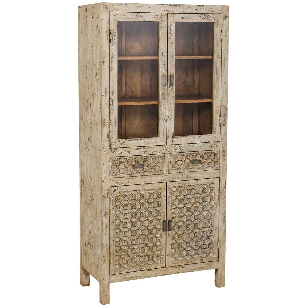 Vitrina de madera artesanal 85