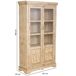 Vitrina de madera artesanal 105 Vitrina de madera artesanal 105 Beige