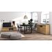 Conjunto muebles salón, Mesa patas U 6 comensales Conjunto muebles salón, Mesa patas U 6 comensales Negro/ Madera
