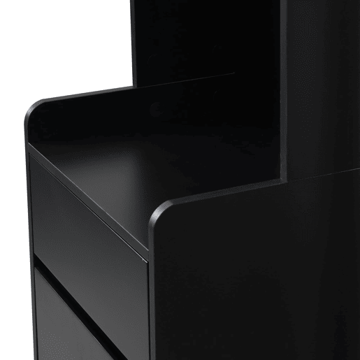 Cabideiro com banco acolchoado 180x100x35 cm - sapateira multifuncional com painel perfurado e 4 ganchos - preto