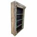 Estantería librería de madera artesanal Estantería librería de madera artesanal Marrón