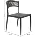 Silla de ratan Silla de ratan Gris