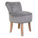 Banqueta de madera tapizada 45x46 Banqueta de madera tapizada 45x46 Gris
