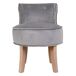 Banqueta de madera tapizada 45x46 Banqueta de madera tapizada 45x46 Gris