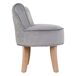 Banqueta de madera tapizada 45x46 Banqueta de madera tapizada 45x46 Gris