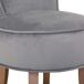 Banqueta de madera tapizada 45x46 Banqueta de madera tapizada 45x46 Gris