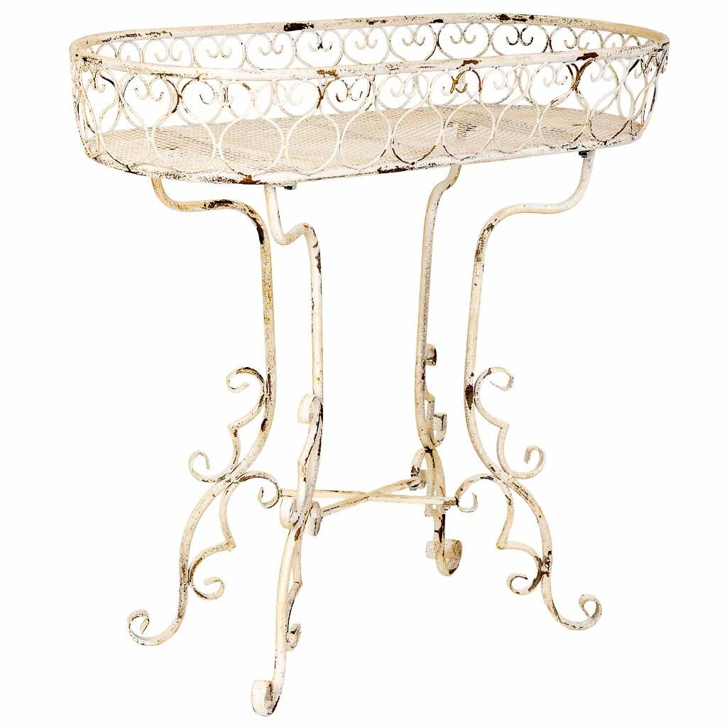 Soporte macetero de hierro