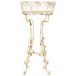 Soporte macetero de hierro Soporte macetero de hierro Blanco
