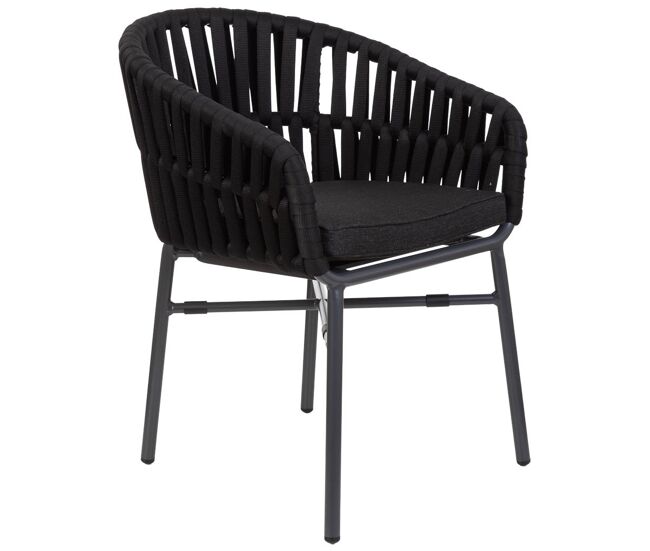 Silla de aluminio con cuerda