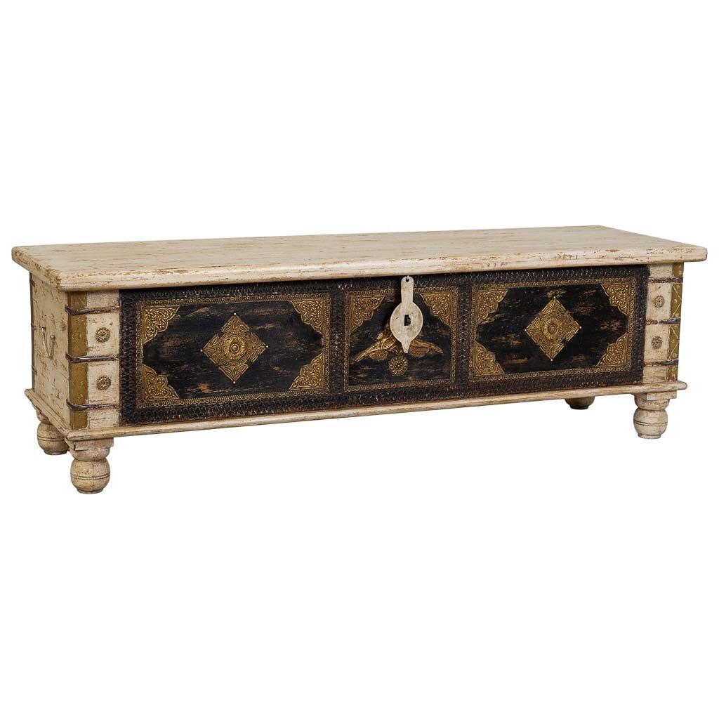 Baúl de madera artesanal 150 Negro
