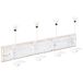 Percha de pared de madera con 4 ganchos Percha de pared de madera con 4 ganchos Blanco