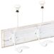 Percha de pared de madera con 4 ganchos Percha de pared de madera con 4 ganchos Blanco