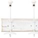 Percha de pared de madera con 4 ganchos Percha de pared de madera con 4 ganchos Blanco