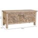 Baul de madera tallado artesanal 100 Baul de madera tallado artesanal 100 Beige