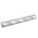Percha de pared de madera con 5 ganchos Percha de pared de madera con 5 ganchos Blanco