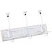 Percha de pared de madera con 3 ganchos Percha de pared de madera con 3 ganchos Blanco