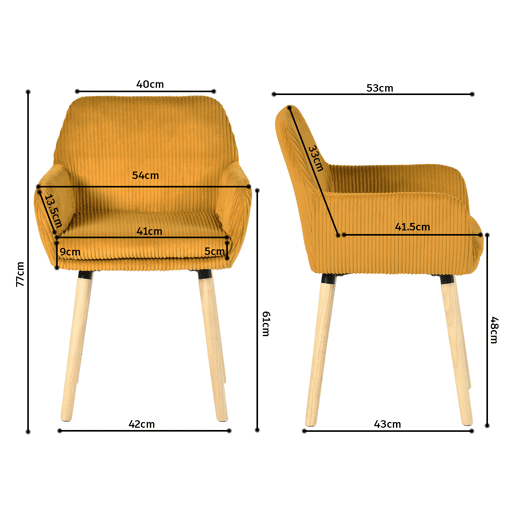 Conjunto 4 Cadeiras Refeição Estilo Nórdico Com Braços, Assento Estofado Confortável, Pés Madeira Natural, Design Moderno Para Sala Jantar Ou Cozinha, Cadeiras Jantar Modernas Resistentes E Elegantes Conjunto 4 Cadeiras Refeição Estilo Nórdico Com Braços, Assento Estofado Confortável, Pés Madeira Natural, Design Moderno Para Sala Jantar Ou Cozinha, Cadeiras Jantar Modernas Resistentes E Elegantes