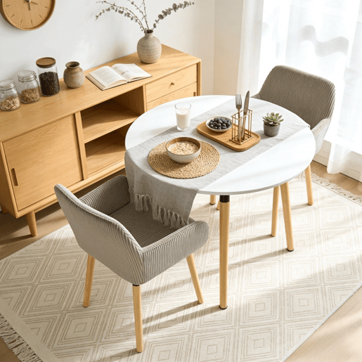 Conjunto De 2 Cadeiras De Jantar Estofadas Cor Cinza Claro Estilo Nórdico Com Braços Assento Almofadado Pés Em Madeira Design Moderno Para Sala De Jantar Cozinha Confortável E Elegante