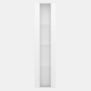 Vitrine multifuncional 40x29x170 cm - Luz LED RGB, painel acrÃlico, design simples - Branco