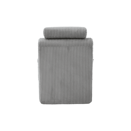 Poltrona ergonómica moderna - Design exclusivo, almofada removível, espuma de alta elasticidade - Cinza claro