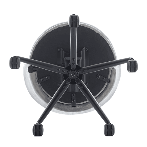Cadeira para vestir - Design moderno - Encosto em forma de pétalas, almofada lombar em forma de borboleta, altura ajustável, almofada macia - Cinza