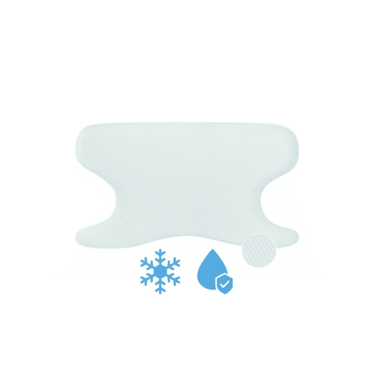 Fronha refrescante e impermeável para CPAP CPAP PAPILLON para almofada borboleta