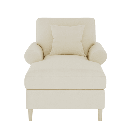 Poltrona Relax XXL - Poltrona reclinável, confortável, com estofamento em veludo - Bege