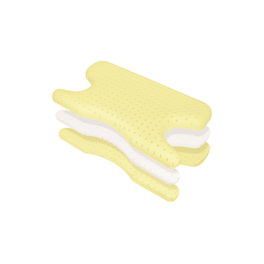 Almofada borboleta de espuma viscoelástica para CPAP CPAP PAPILLON com altura ajustável Almofada borboleta de espuma viscoelástica para CPAP CPAP PAPILLON com altura ajustável