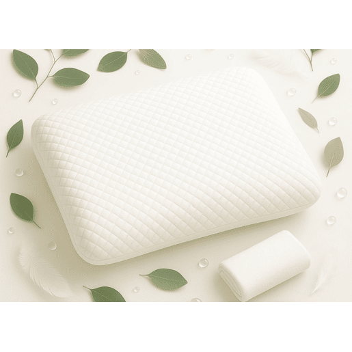 Almofada de espuma viscoelástica para pele sensível SENSIDOUX LYOCELL com fronha Lyocell