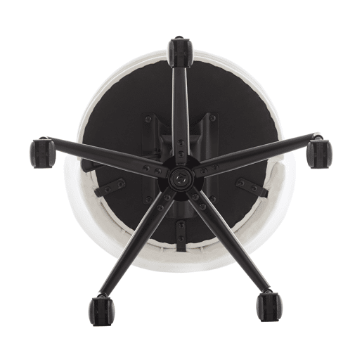 Cadeira para vestir - Design moderno - Encosto em forma de pétalas, almofada lombar em forma de borboleta, altura ajustável, almofada macia - Bege
