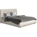 Cama doble con almacenaje en terciopelo Cama doble con almacenaje en terciopelo Beige