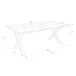 Mesa de Comedor, 10 Comensales Mesa de Comedor, 10 Comensales Negro/ Madera