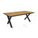 Mesa de Comedor, 10 Comensales Mesa de Comedor, 10 Comensales Negro/ Madera