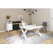 Mesa de Comedor, 6 Comensales 140x90 Mesa de Comedor, 6 Comensales 140x90 Blanco