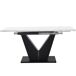 Conjunto de mesas y sillas de comedor Conjunto de mesas y sillas de comedor Blanco/ Negro