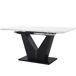 Conjunto de mesas y sillas de comedor Conjunto de mesas y sillas de comedor Blanco/ Negro