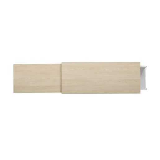 Ilha de cozinha com rodas - zona de refeições extensível, bancada com gavetas, móvel móvel independente para cozinha e sala de jantar - branco e natural