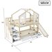 Cama litera 294x184 Cama litera 294x184 Natural/ Blanco