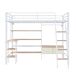 Cama alta para niños Cama alta para niños Natural/ Blanco