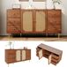 Aparador con 2 puertas y 6 cajónes Aparador con 2 puertas y 6 cajónes Natural