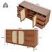 Aparador con 2 puertas y 6 cajónes Aparador con 2 puertas y 6 cajónes Natural