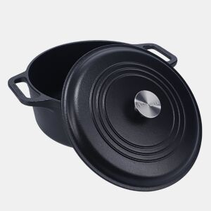 Forno Holandês Indução Ferro Fundido Curado 27cm 5,7L Panela sem PTFE e PFOA, Victoria 33811